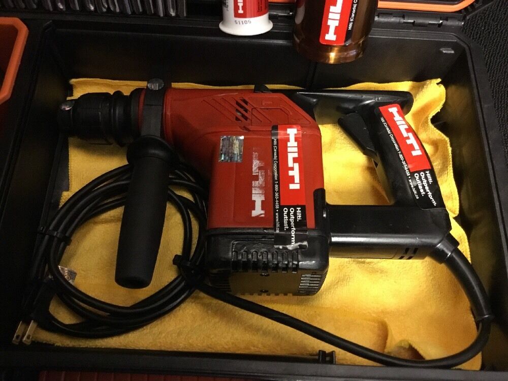 HILTI TE 15, PREOWNED, FREE THERMO, BITS, AND A LOT OF MORE