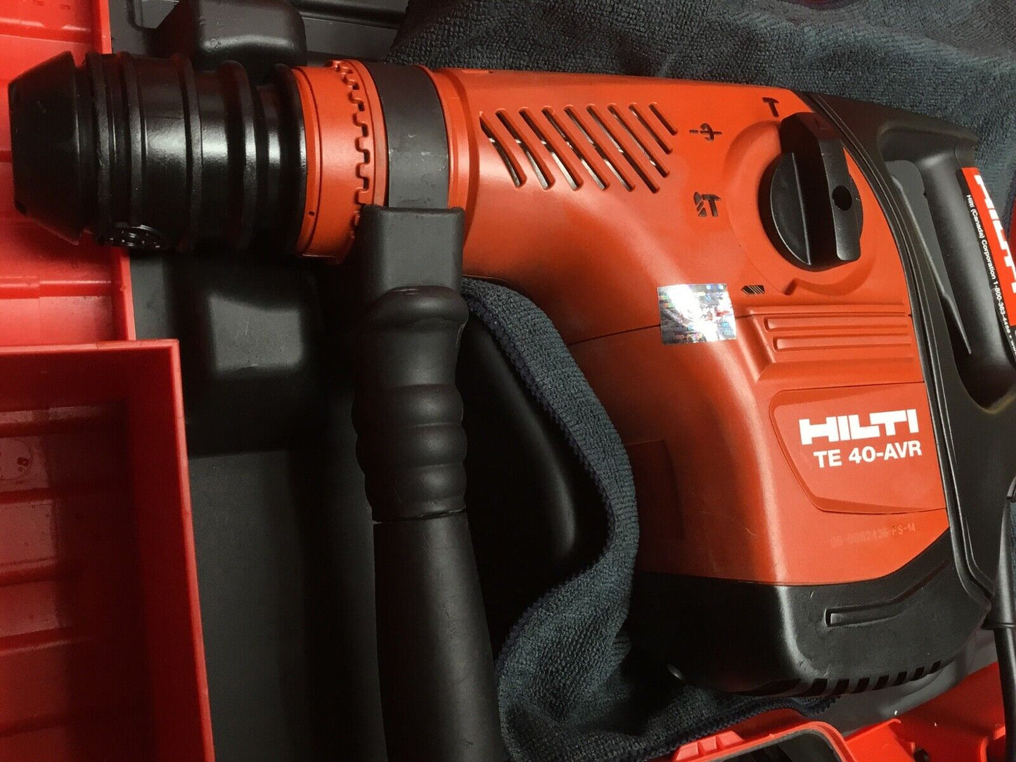 HILTI TE 40 AVR HAMMER, PREOWNED, FREE LASER, EXTRAS