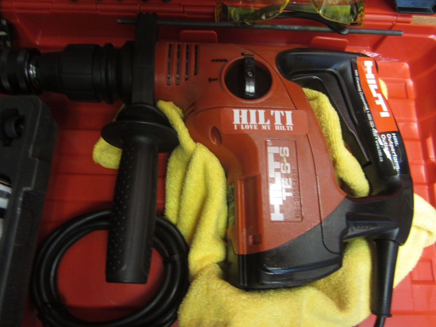 HILTI TE 6-S DRILL, WOODCHUCK SET, TONS OF FREE EXTRAS, COMPLETE