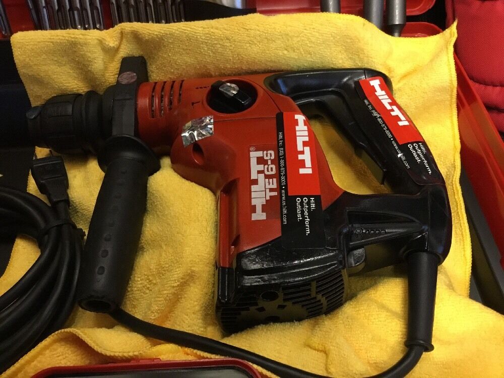 HILTI TE 6-S PREOWNED, FREE COFFEE MUG, LOT OF EXTRAS