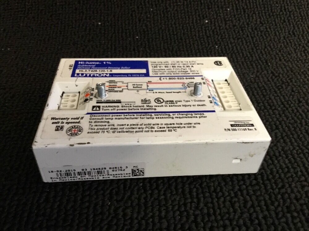 LUTRON HI-LUME DIMMING BALLAST GREAT CONDITION, FAST SHIP