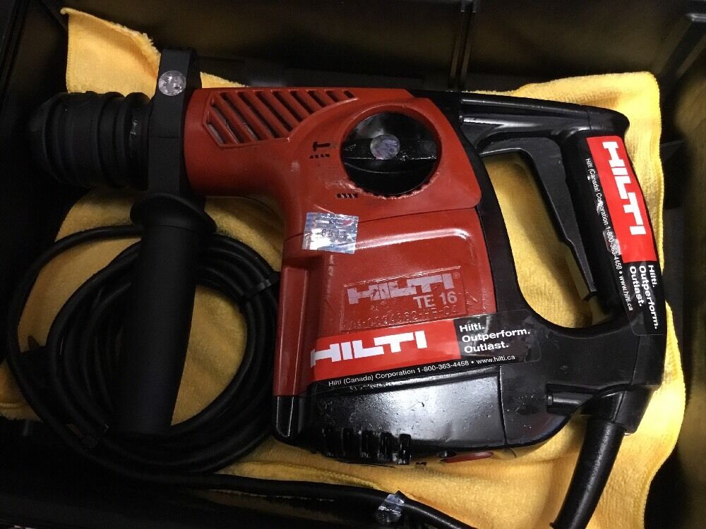 HILTI TE 16, PREOWNED, FREE THERMO, BITS, EXTRAS