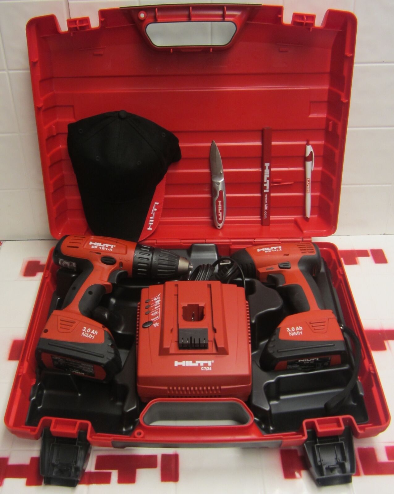 HILTI SF 121-A AND SIW 121-A SET, GREAT CONDITION, W/ FREE EXTRAS