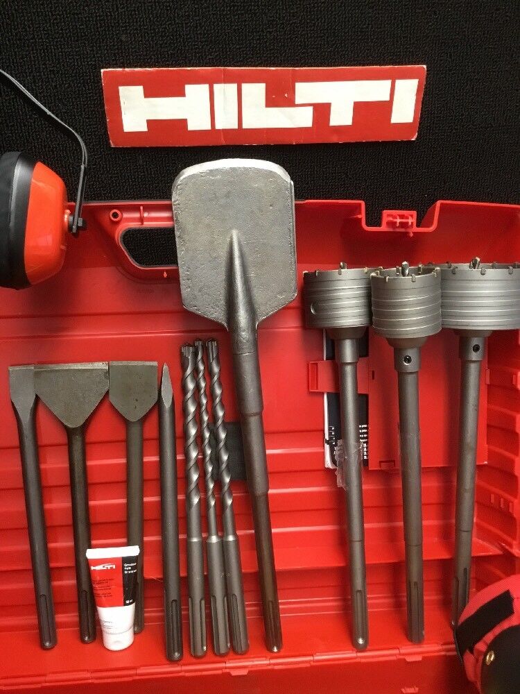 HILTI TE 80 ATC AVR, NEW, FREE KNIFE SET, BITS,  CHISELS, EXTRAS, FAST SHIP