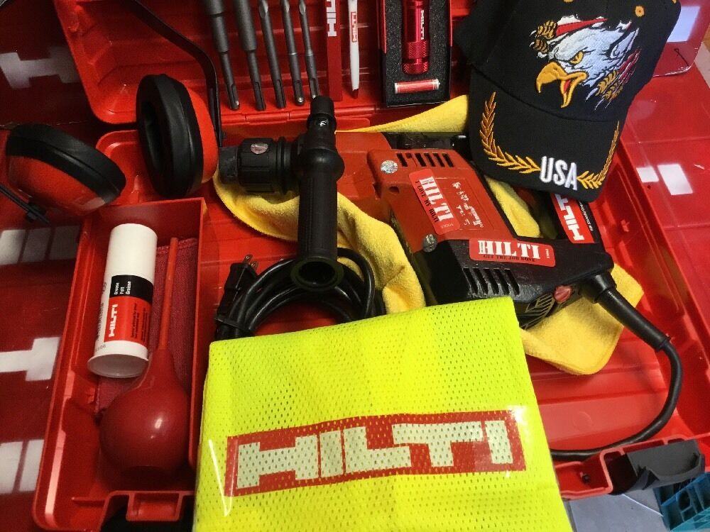 HILTI TE 5 , PREOWNED EXCELLENT CONDITION, free knife, bit , pen , laser , vest,