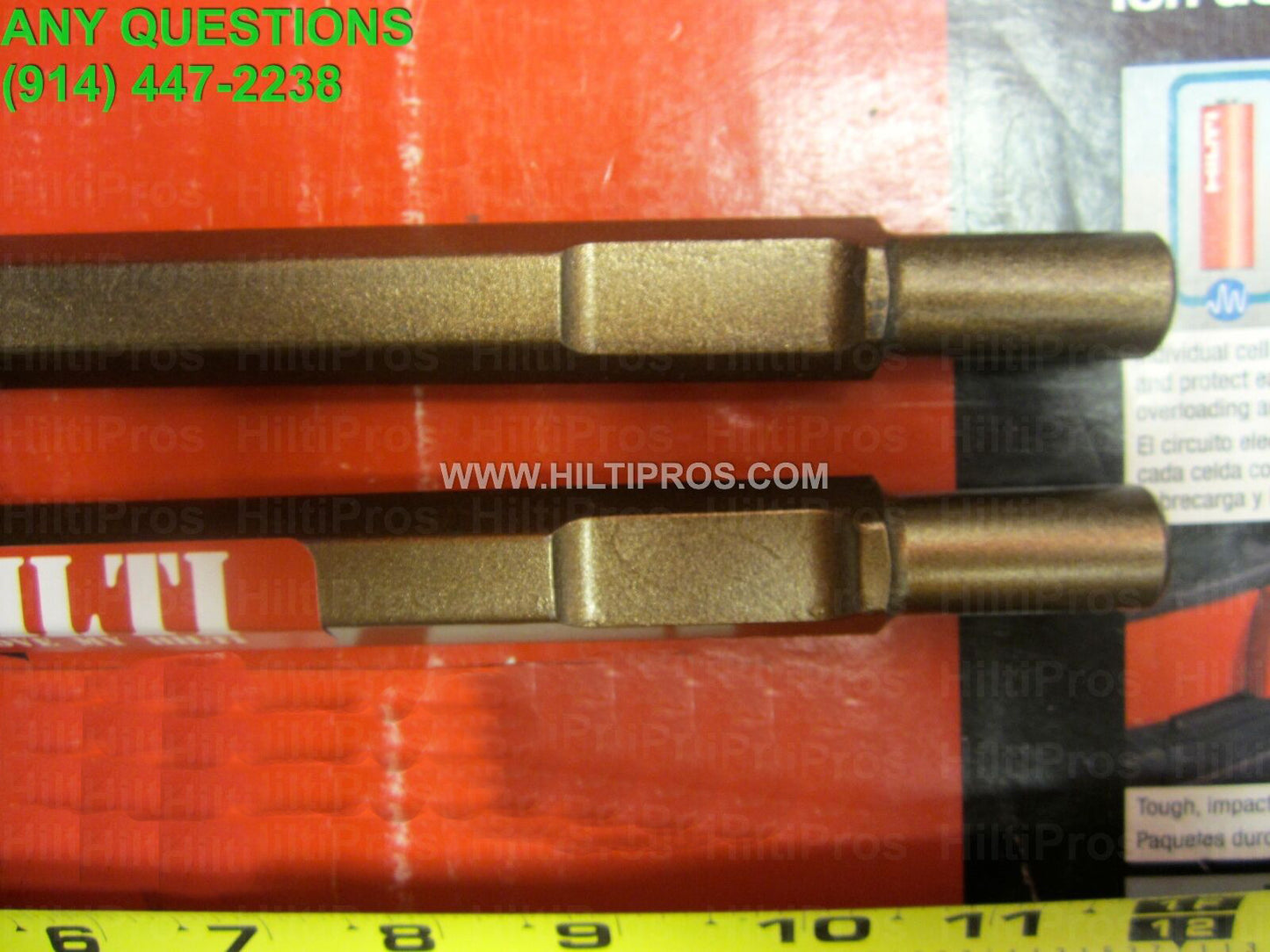 HILTI TE-H WIDE/POINTED CHISEL 12" x 3" x 11", FREE KNIFE, L@@K, FAST SHIPPING