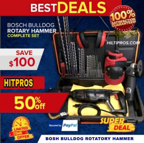 BOSH BULLDOG ROTATORY HAMMER PREOWNED