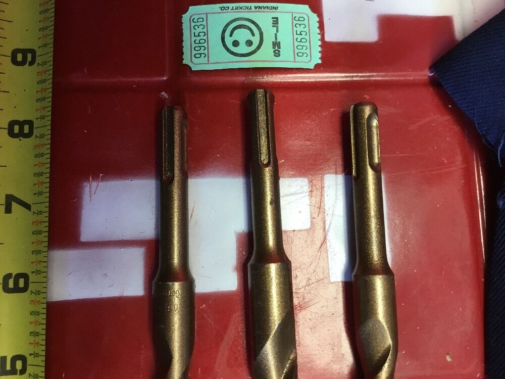 HILTI DRILL SDS PLUS 5/8" X 8-1/2" SET OF 3