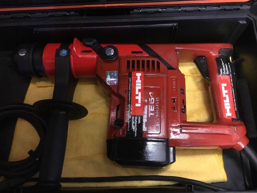 HILTI TE 54 DRILL, PREOWNED, FREE THERMO, BITS, CHISELS, EXTRAS, FAST SHIP