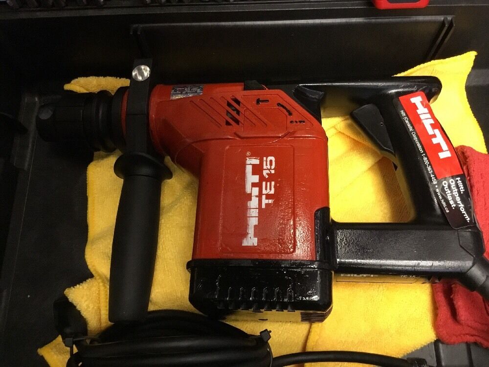 HILTI TE 15 PREOWNED, FREE LASER METER, BITS AND EXTRAS