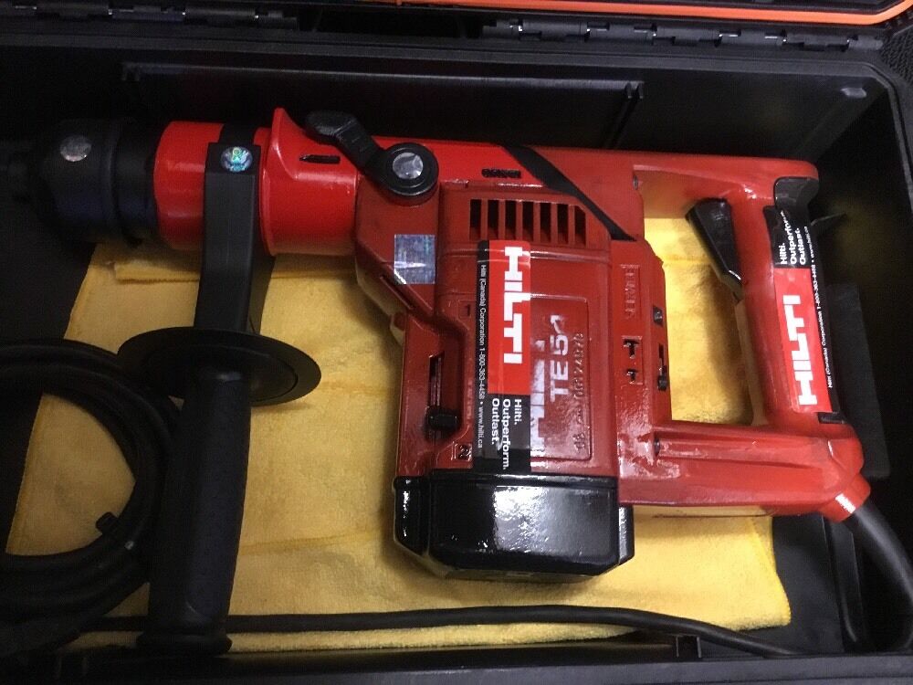 HILTI TE 54 DRILL, PREOWNED, FREE THERMO, BITS, CHISELS, EXTRAS, FAST SHIP