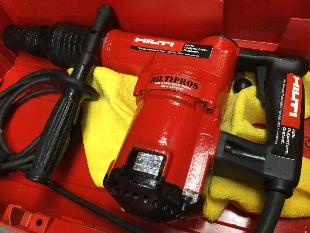 HILTI TE 60 HAMMER DRILL, PREOWNED, GERMANY MADE, FREE TABLET, EXTRAS