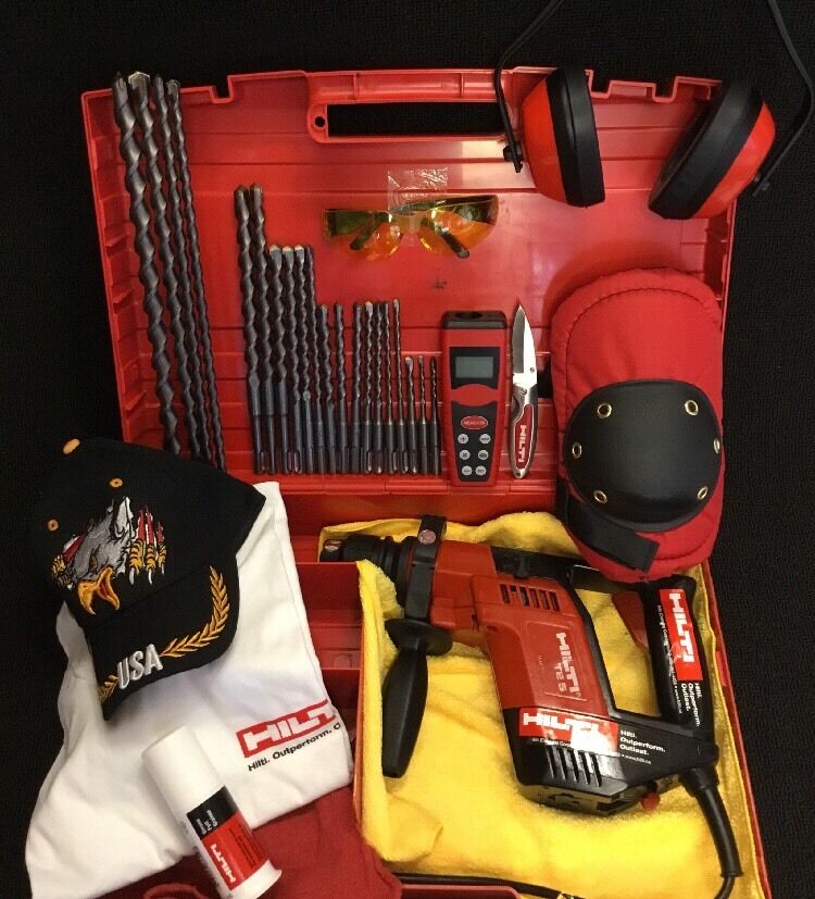 HILTI TE 5 PREOWNED, FREE LASER METER, BITS AND EXTRAS