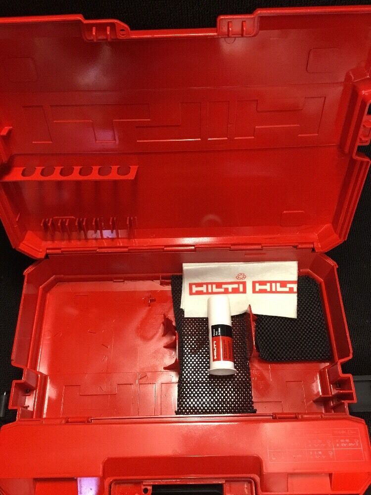 HILTI TE 24 CASE,  PREOWNED, ORIGINAL, FREE HILTI GREASE INCLUDED