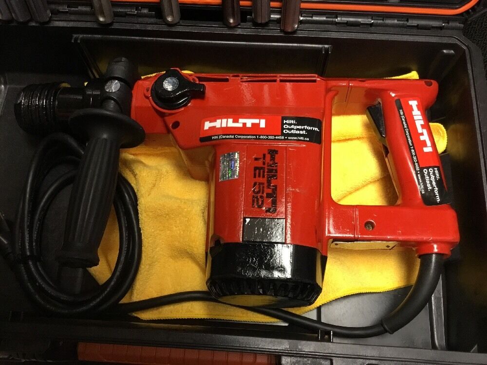 HILTI TE 52 PREOWNED, FREE THERMO, BITS AND CHISELS, FAST SHIP