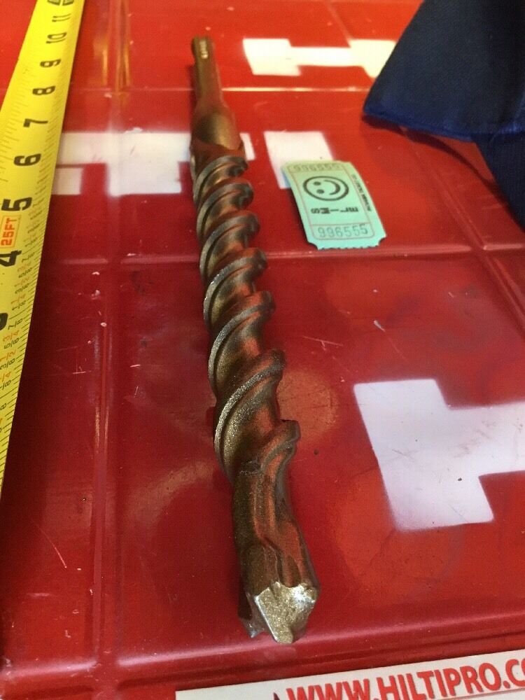 HILTI DRILL BIT 3/4" X 10" SDS PLUS, FREE HAT,