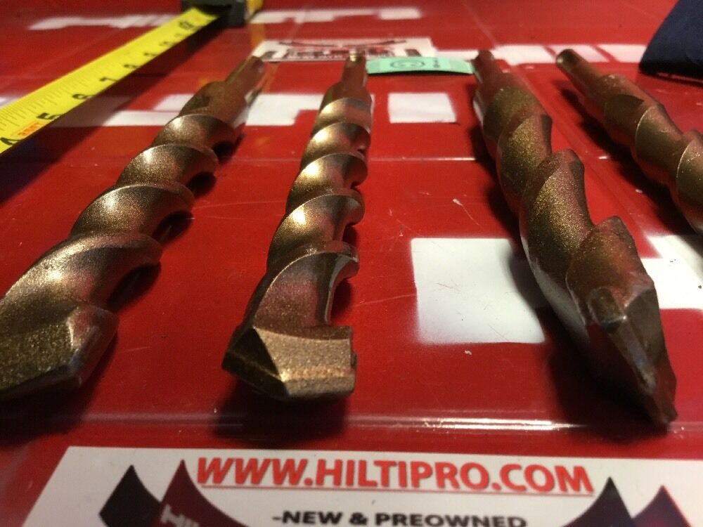 HILTI DRILL BIT SDS PLUS 3/4" X 8" SET OF 4