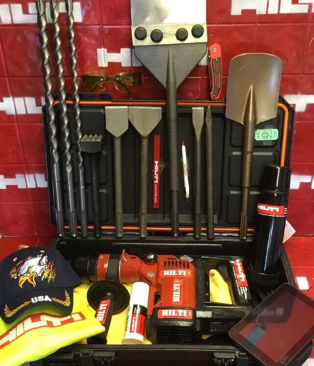 HILTI TE 55 HAMMER DRILL, L@@K, FREE PAD AND EXTRAS, STRONG, GERMANY, FAST SHIP