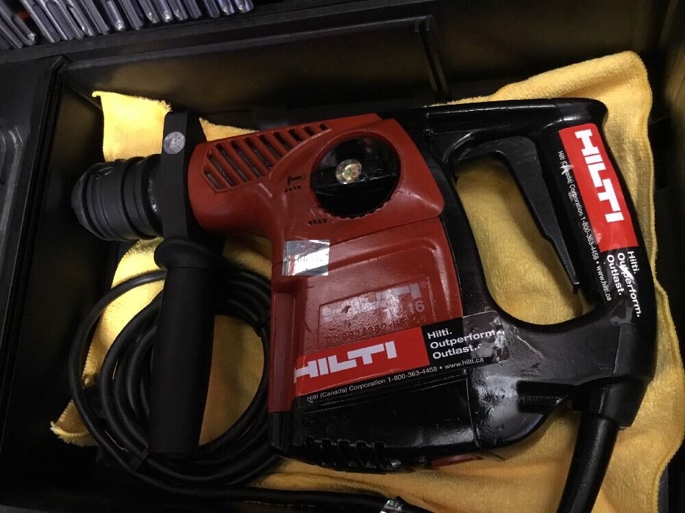 HILTI TE 16, PREOWNED, FREE THERMO, BITS, EXTRAS