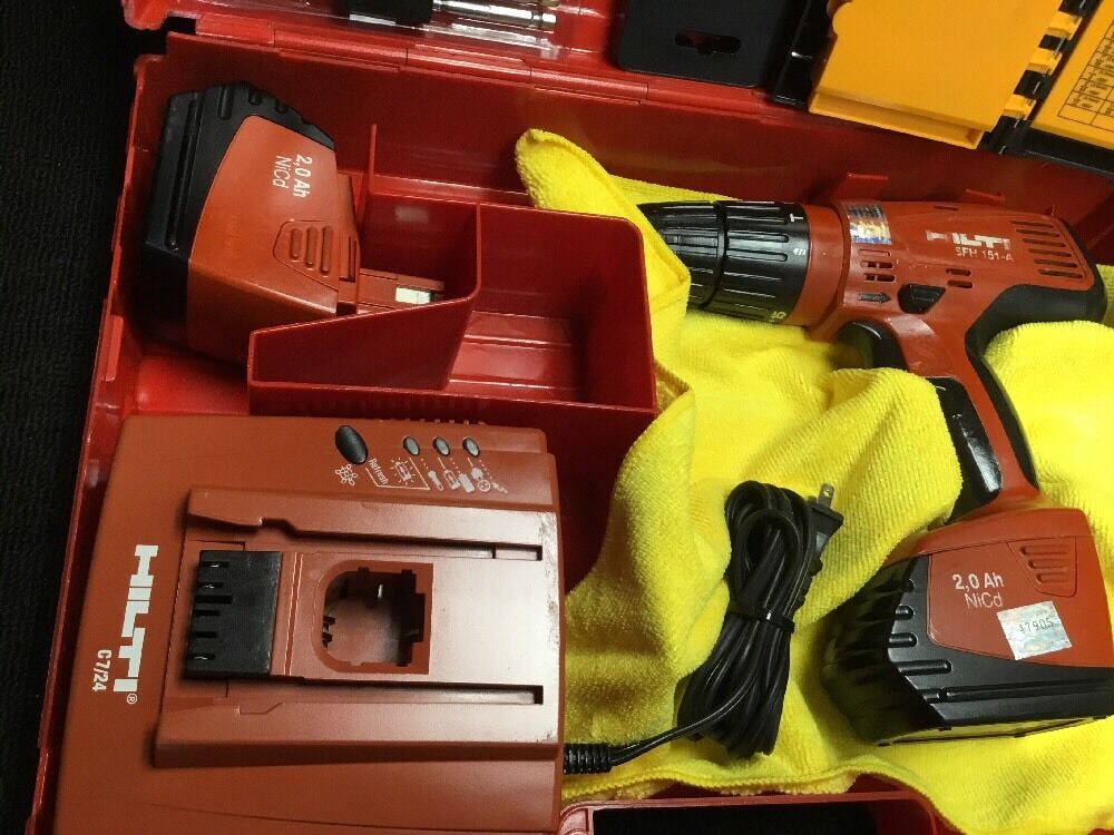 HILTI SF 151-A CORDLESS DRILL, PREOWNED, FREE BITS, HILTI SID 2-A,