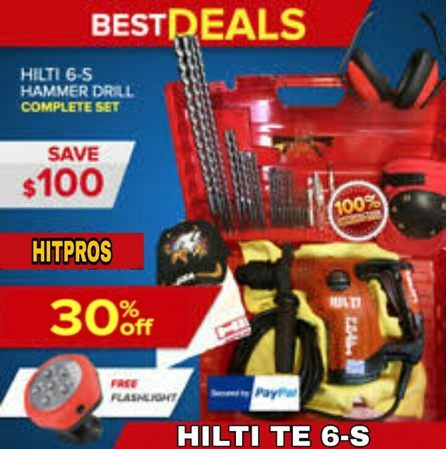 HILTI TE 6-S HAMMER DRILL, GREAT CONDITION