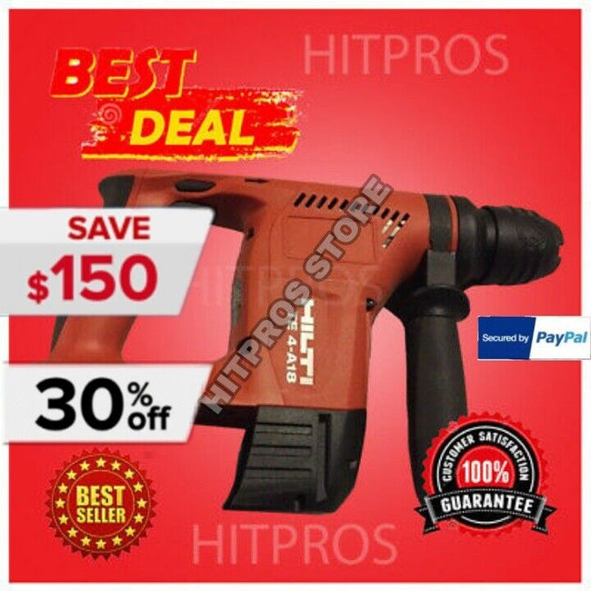 HILTI TE 4-A18 18V ROTARY HAMMER DRILL, BARE TOOL, BRAND NEW