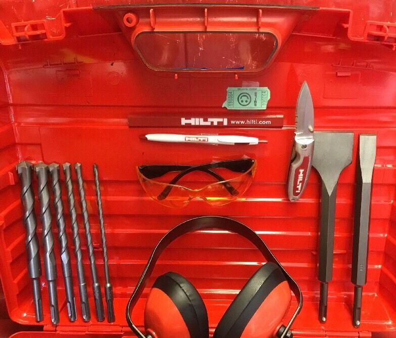 HILTI TE 16-C, COMPLETE, FREE VACUUM, EXTRAS