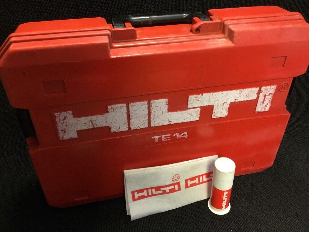 HILTI TE 14 CASE, PREOWNED, ORIGINAL, (ONLY CASE), FREE HILTI GREASE