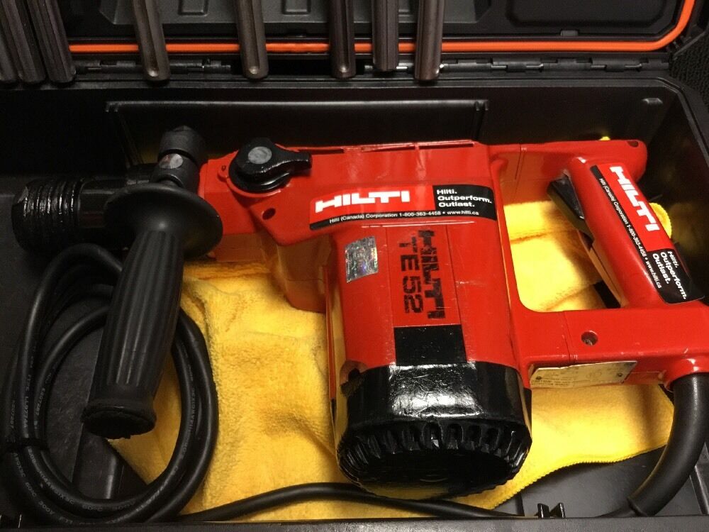 HILTI TE 52 PREOWNED, FREE THERMO, BITS AND CHISELS, FAST SHIP