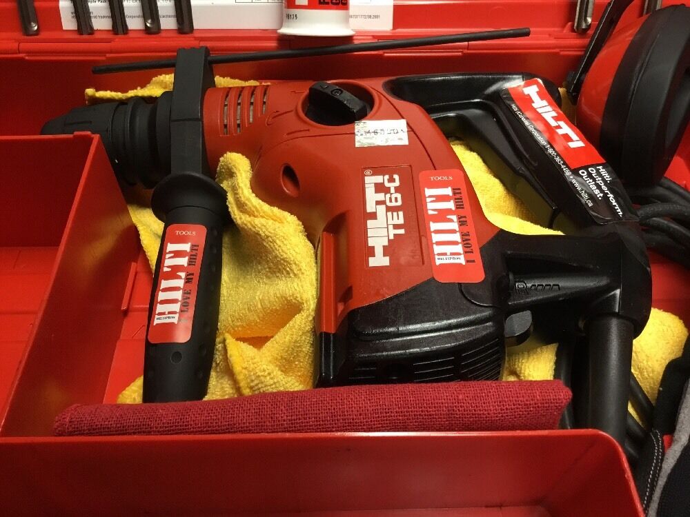 HILTI TE 6-C, PREOWNED, FREE EXTRAS