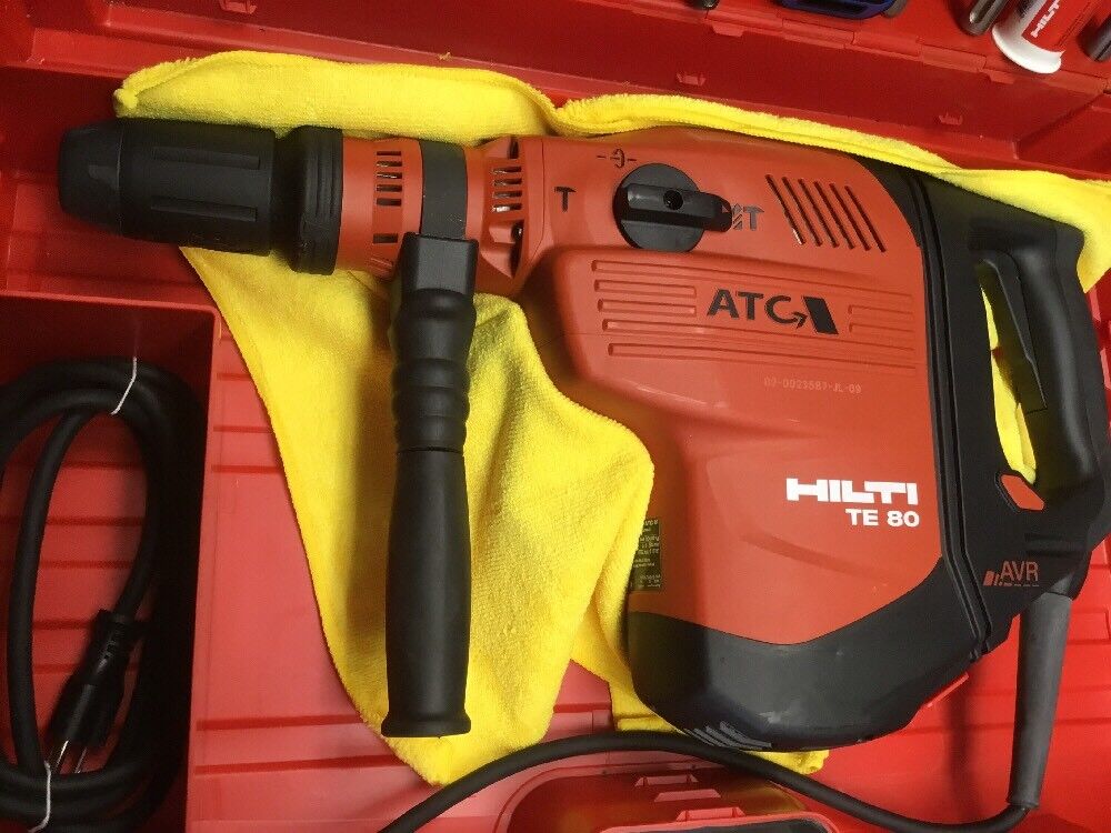 HILTI TE 80 ATC AVR, NEW, FREE SPEAKER, BITS, CHISELS, EXTRAS, FAST SHIP