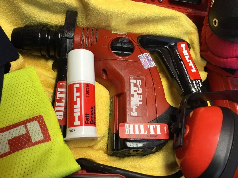 HILTI TE 6-S, ORIGINAL, PREWONED, FREE EXTRAS, GOOD CONDITION