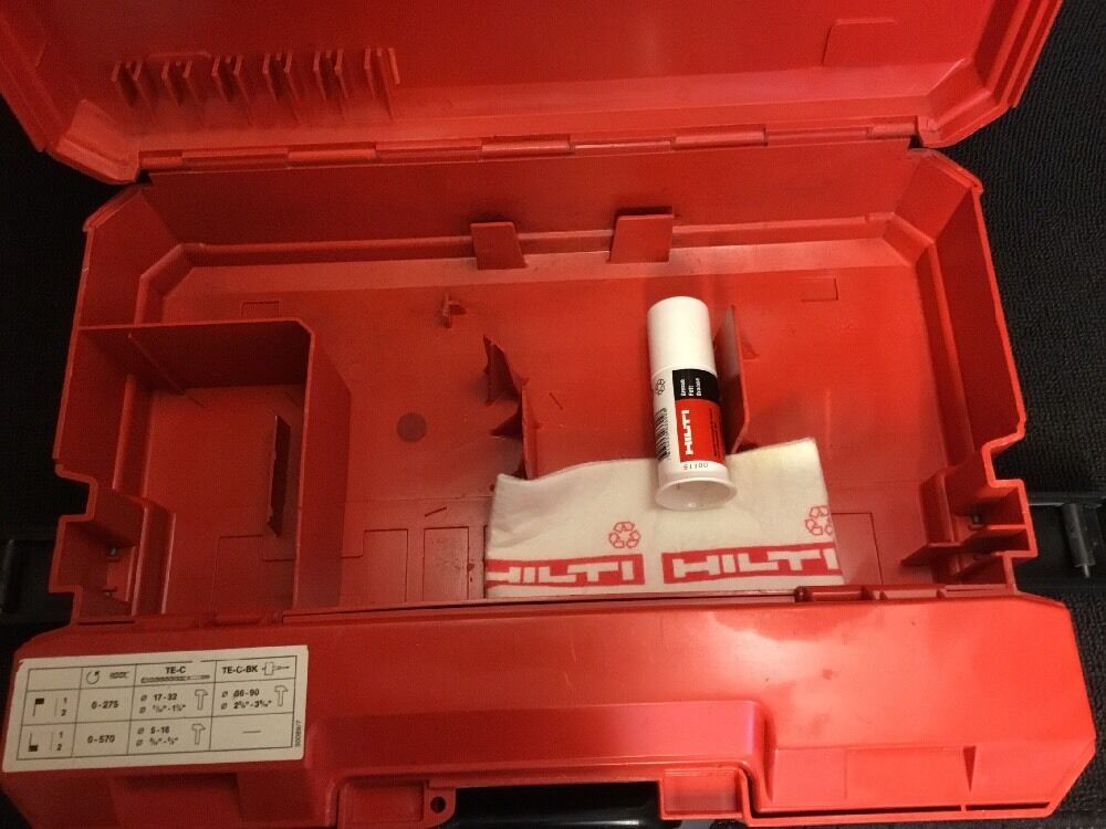 HILTI TE 24 CASE (THIS IS ONLY CASE), PREOWNED, FREE GREASE