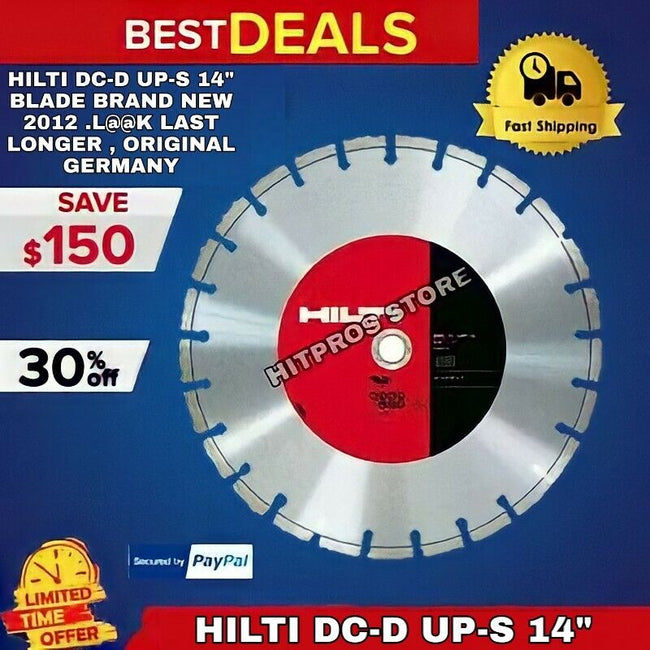 HILTI DC-D UP-S 14" BLADE BRAND NEW 2012