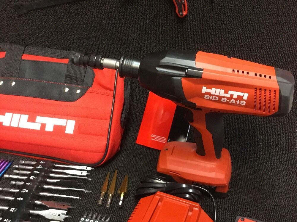 HILTI SID 8-A18 CORDLESS DRIVER, NEW, FREE SMART WATCH, COMPLETE SET