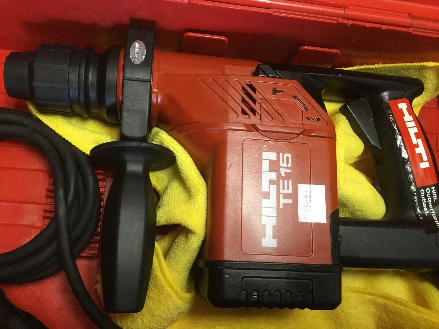 HILTI TE 15 HAMMER DRILL, USED ONLY AS DISPLAY, MADE IN GERMANY, FREE EXTRAS