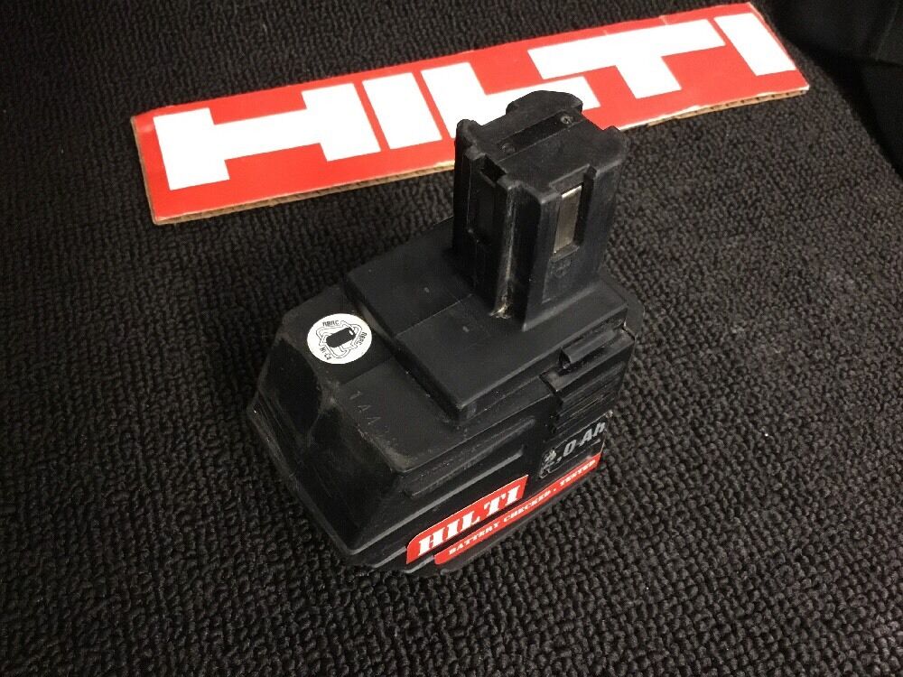 HILTI BATTERY SBP 12 2.0AH, PREOWNED, FREE AMERICAN HAT