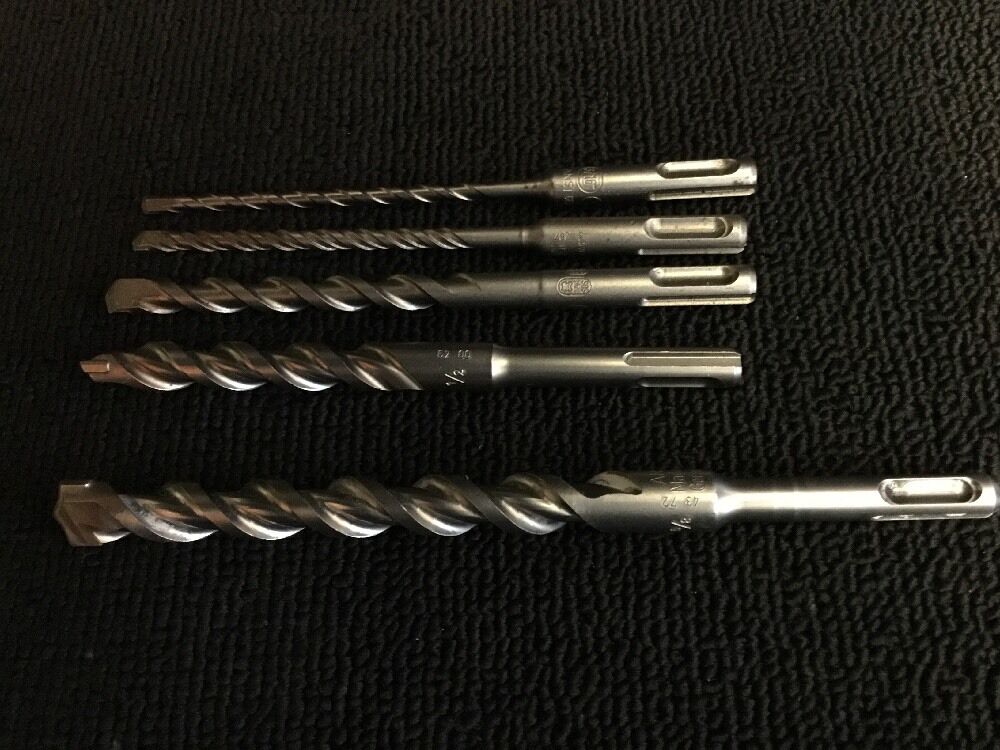HILTI -BOSH BIT SDS PLUS, 5/8", 1/2", 3/8", 1/4", 3/16",NEW, FREE HAT