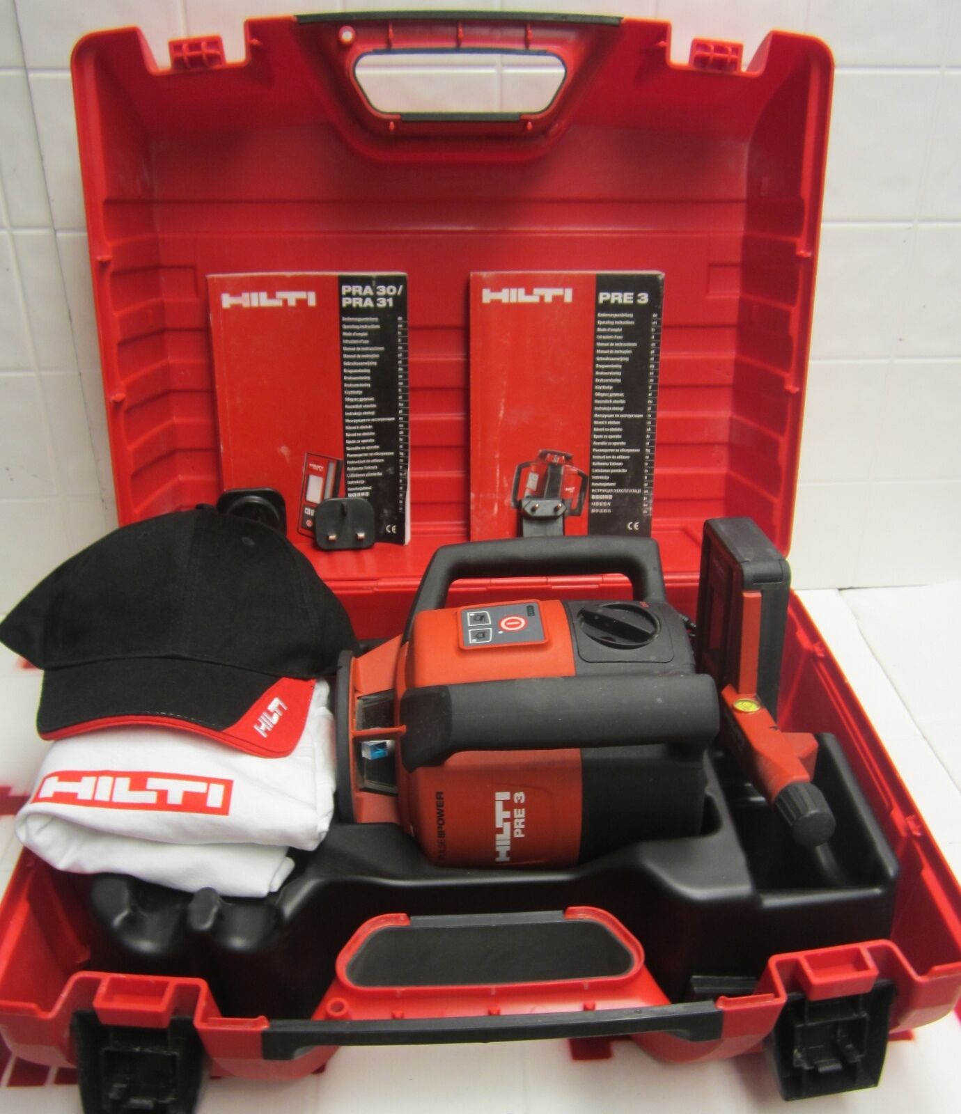 HILTI PRE 3 ROTATING LASER, PREOWNED