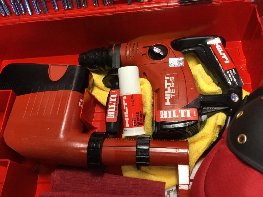 HILTI TE 6-S HAMMER DRILL,WITH TE DRS-M, FREE EXTRAS