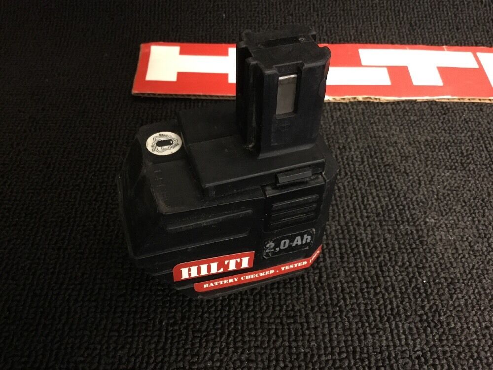 HILTI BATTERY SBP 12 2.0AH, PREOWNED, FREE AMERICAN HAT