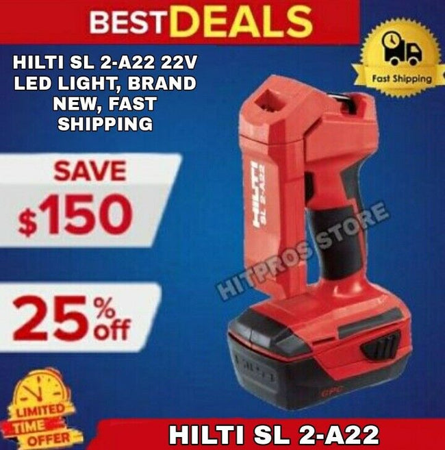 HILTI SL 2-A22 22V LED LIGHT, BRAND NEW