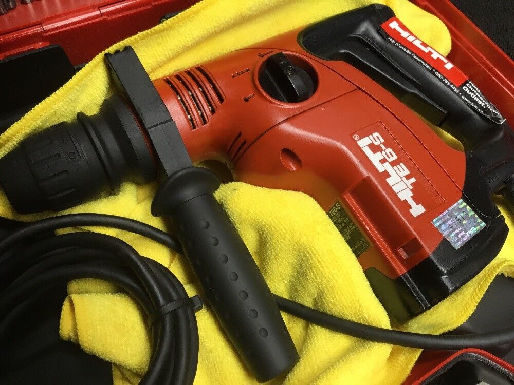 HILTI TE 6-S HAMMER DRILL, PREWONED, FREE SPEAKER, BITS, EXTRAS