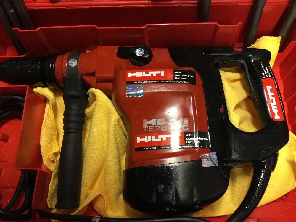 HILTI TE 76-ATC PREOWNED, FREE LASER METER, BITS, A LOT OF EXTRAS, FAST SHIP