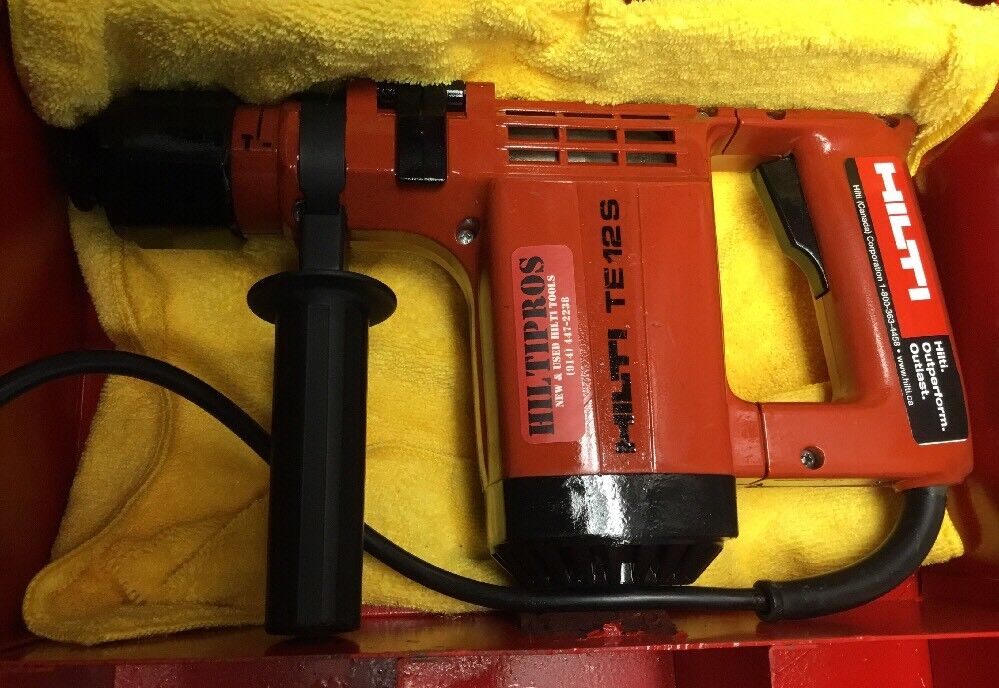 HILTI TE 12 S HAMMER DRILL,PREOWNED, FREE TABLET, EXTRAS