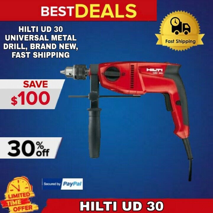 HILTI UD 30 UNIVERSAL METAL DRILL, BRAND NEW, FAST SHIPPING