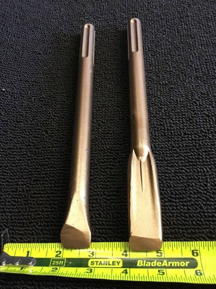 HILTI CHISEL SDS MAX FLAT (1" X 10-1/4") & (7/8" X 10-3/4") PREOWNED