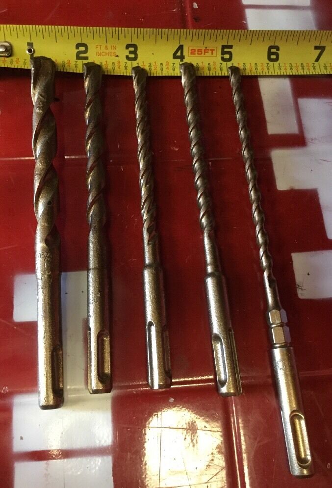 HILTI DRILL BIT 1/2", 3/8", 1/4", 5/16" SDS PLUS