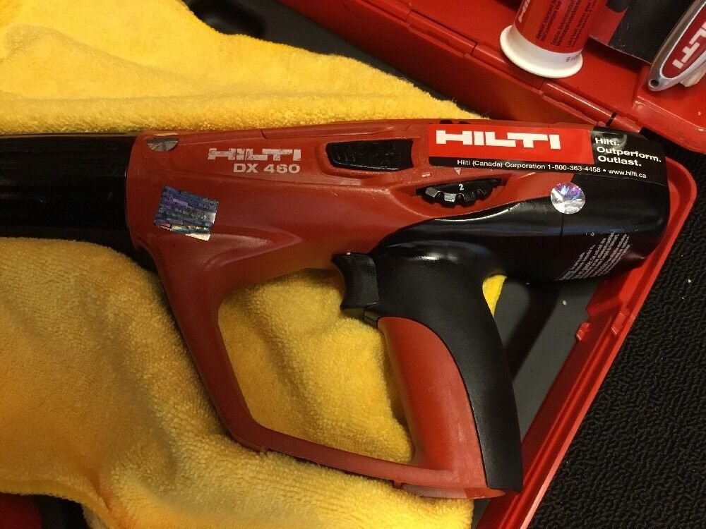 HILTI DX 460 POWDER ACTUATED, PREOWNED