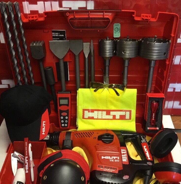 HILTI TE 50, GREAT CONDITION, 2 YEARS WARRANTY, LOADED SET, FAST SHIP